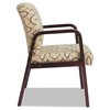 Alera Reception Lounge Guest Chair, Mahogany RL43 TAN